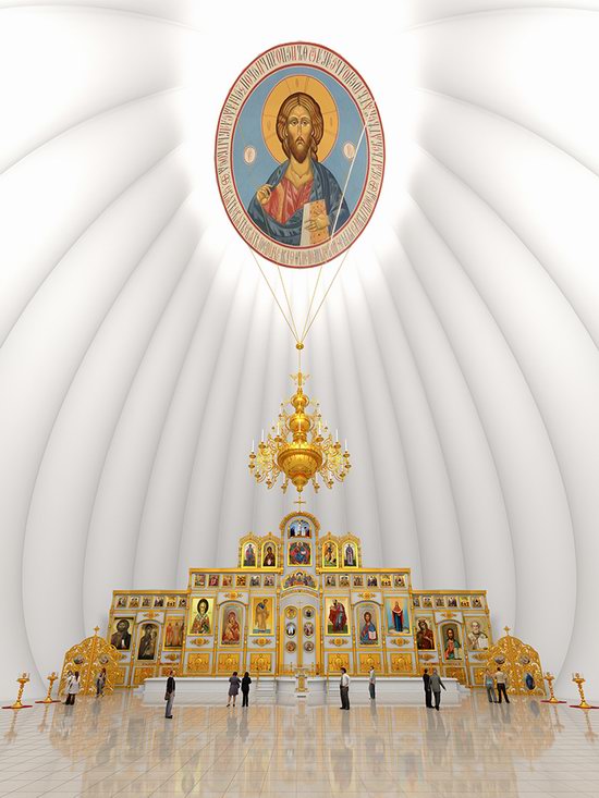 The draft concept of St. Catherine Cathedral, Ekaterinburg, Russia, photo 17