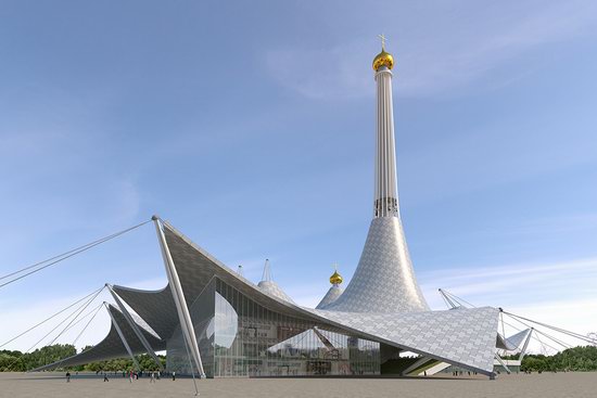 The draft concept of St. Catherine Cathedral, Ekaterinburg, Russia, photo 18