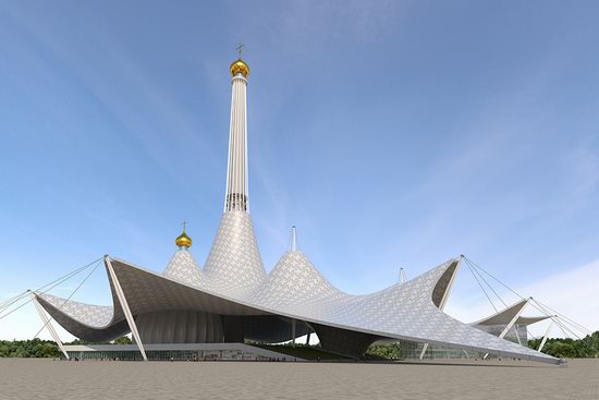 The draft concept of St. Catherine Cathedral, Ekaterinburg, Russia, photo 21