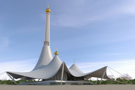 The draft concept of St. Catherine Cathedral, Ekaterinburg, Russia, photo 22