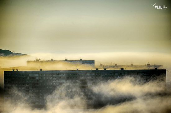 Foggy day in Vladivostok, Russia, photo 19