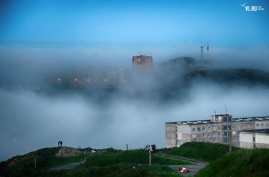 Foggy day in Vladivostok, Russia, photo 4