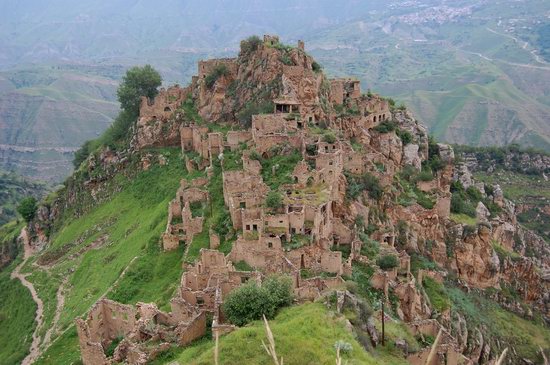 Abandoned Gamsutl village, Dagestan, Russia, photo 1