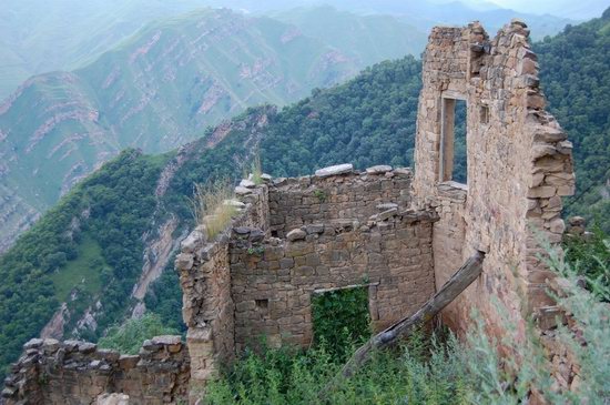 Abandoned Gamsutl village, Dagestan, Russia, photo 16