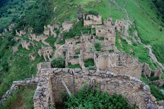 Abandoned Gamsutl village, Dagestan, Russia, photo 2