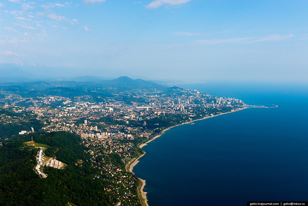 Sochi the view from above · Russia Travel Blog