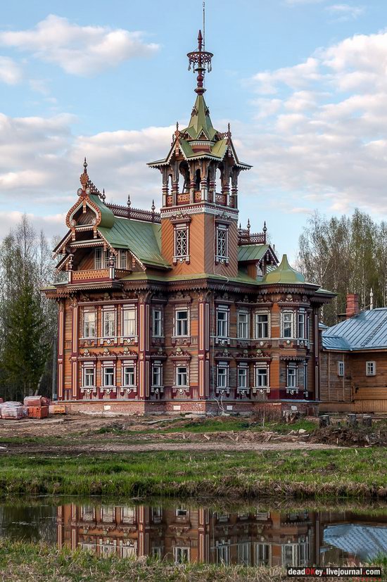 Wooden Palace in Astashovo, Kostroma region, Russia, photo 14