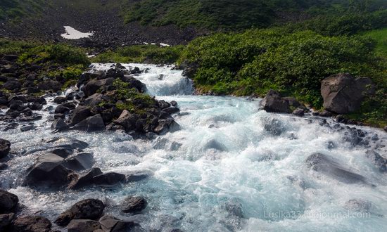 The white waterfalls of the southern Kamchatka, Russia, photo 13