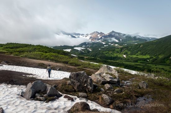 The white waterfalls of the southern Kamchatka, Russia, photo 2