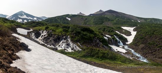 The white waterfalls of the southern Kamchatka, Russia, photo 4