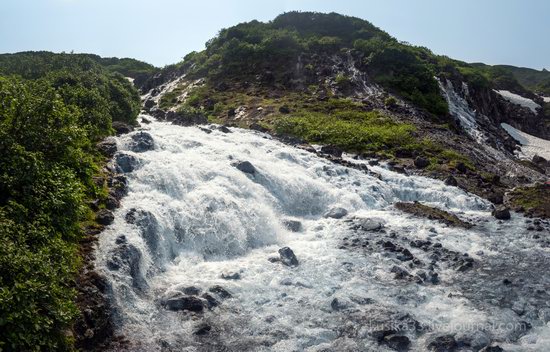 The white waterfalls of the southern Kamchatka, Russia, photo 5