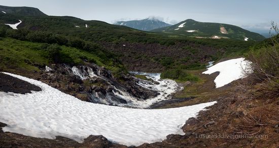 The white waterfalls of the southern Kamchatka, Russia, photo 6