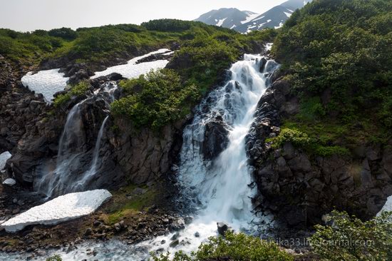 The white waterfalls of the southern Kamchatka, Russia, photo 7