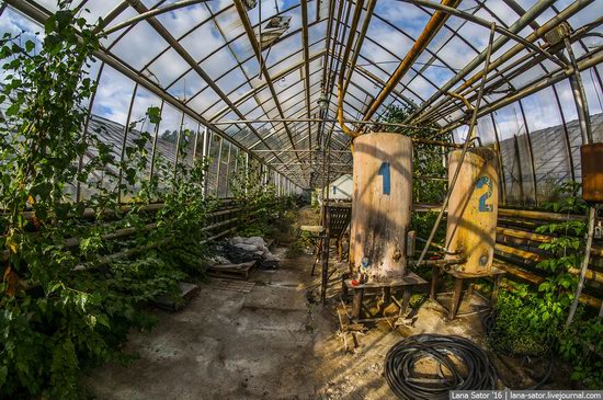 Abandoned greenhouse complex near Moscow, Russia, photo 10