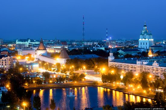 Astrakhan from above, Russia, photo 4