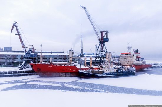 Winter in Murmansk, Russia, photo 24