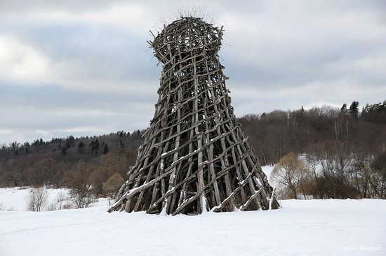 Winter in the Art Park Nikola-Lenivets, Russia, photo 13