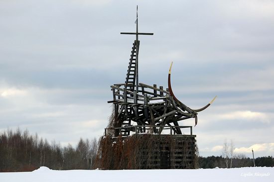 Winter in the Art Park Nikola-Lenivets, Russia, photo 17