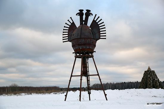 Winter in the Art Park Nikola-Lenivets, Russia, photo 26