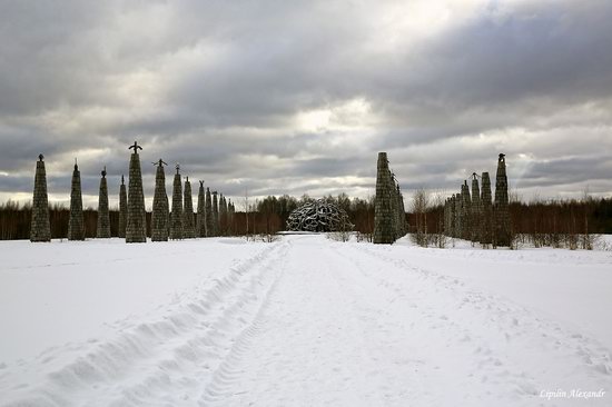 Winter in the Art Park Nikola-Lenivets, Russia, photo 7