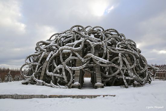 Winter in the Art Park Nikola-Lenivets, Russia, photo 9