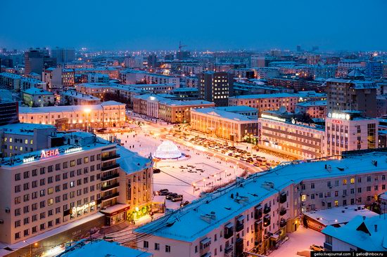 Yakutsk, Russia - the view from above, photo 8