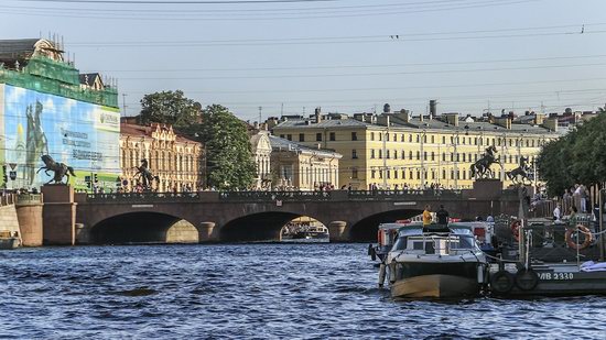 Boat trip along the canals of St. Petersburg, Russia, photo 18