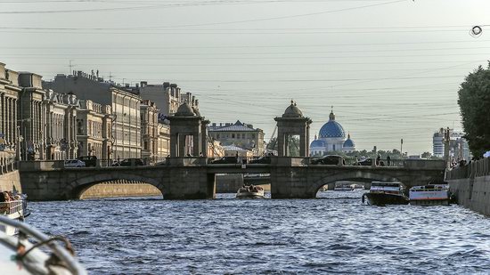Boat trip along the canals of St. Petersburg, Russia, photo 20