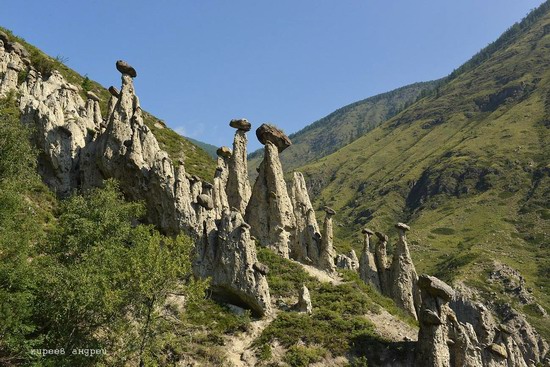 Stone mushrooms of Akkurum, Altai Republic, Russia, photo 1