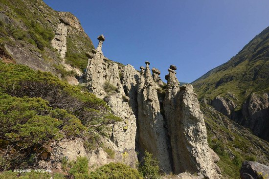 Stone mushrooms of Akkurum, Altai Republic, Russia, photo 13