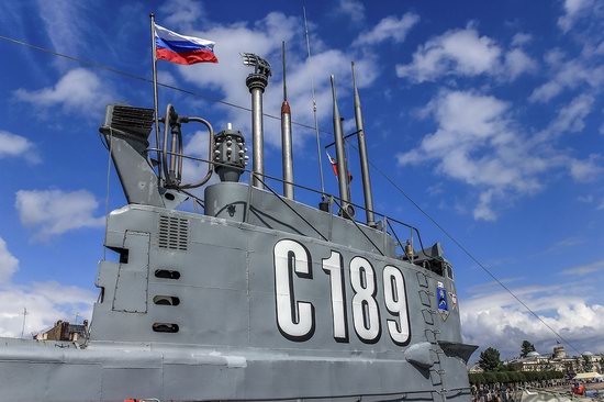 Soviet submarine-museum in St. Petersburg, Russia, photo 1