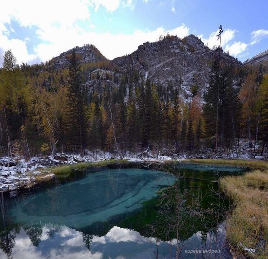 Geyzernoye (Blue) Lake, Altai Republic, Russia, photo 6