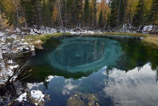 Geyzernoye (Blue) Lake, Altai Republic, Russia, photo 9