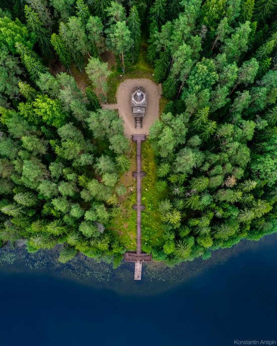 Lake Valdai, Russia - the view from above, photo 11