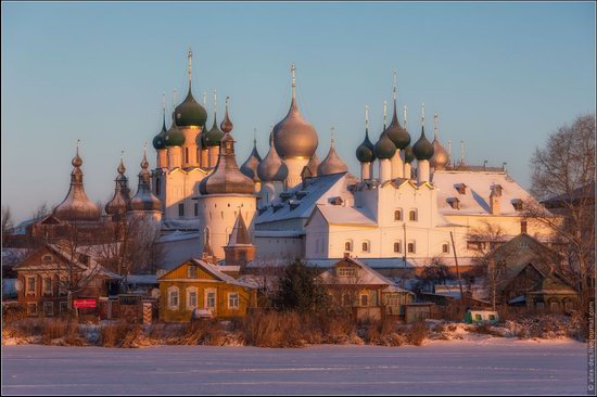 Frosty day in the Rostov Kremlin, Russia, photo 14