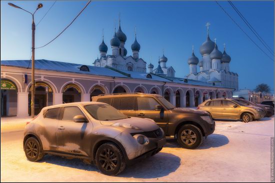 Frosty day in the Rostov Kremlin, Russia, photo 2