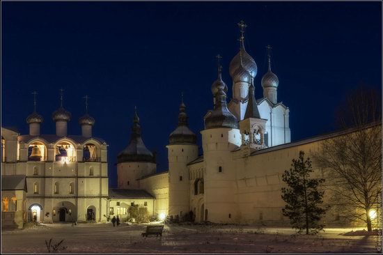 Frosty day in the Rostov Kremlin, Russia, photo 25