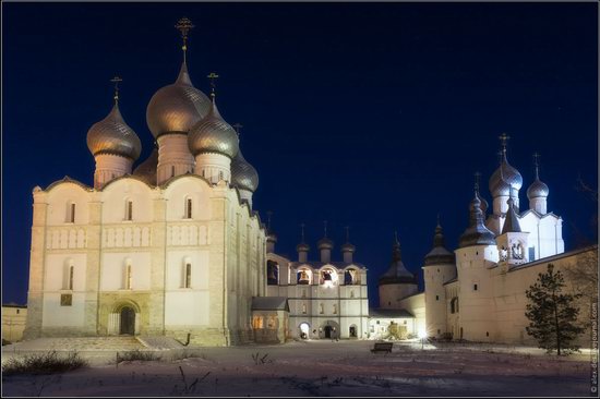 Frosty day in the Rostov Kremlin, Russia, photo 26