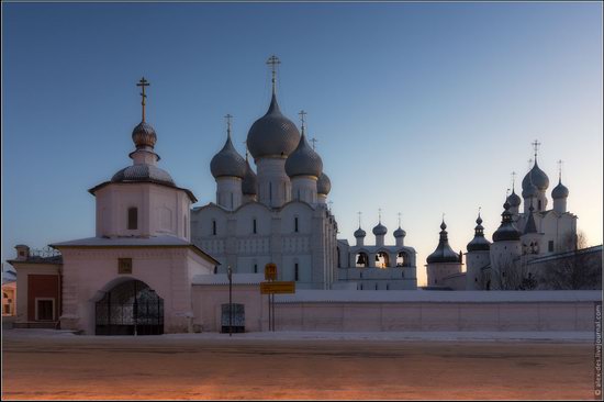 Frosty day in the Rostov Kremlin, Russia, photo 3