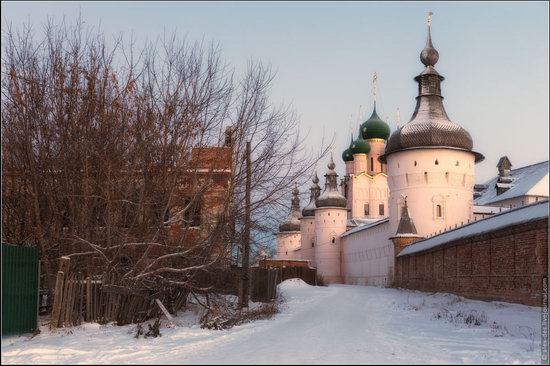 Frosty day in the Rostov Kremlin, Russia, photo 7