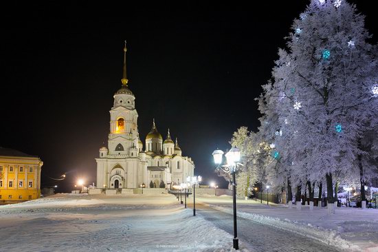 Winter in the center of Vladimir city, Russia, photo 1