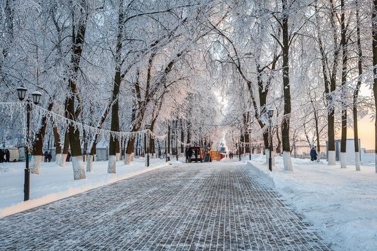 Winter in the center of Vladimir city, Russia, photo 2