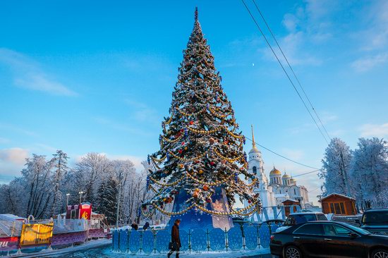 Winter in the center of Vladimir city, Russia, photo 4