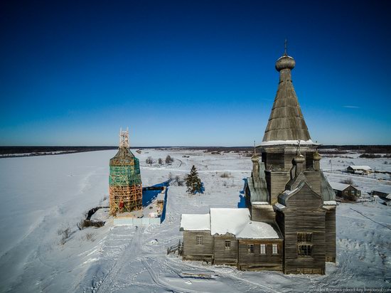 Wooden Ascension Church, Piyala, Arkhangelsk region, Russia, photo 1