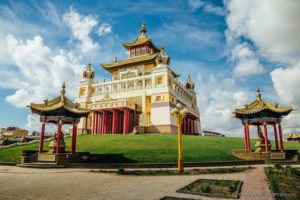 Buddhist temple in Elista – one of the largest in Europe · Russia ...