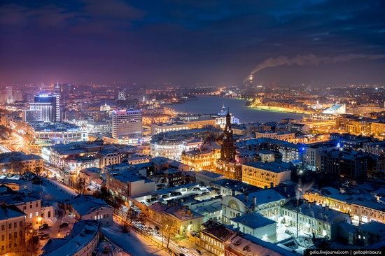 Winter in Kazan, Russia - the view from above, photo 1