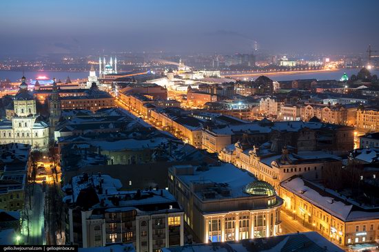 Winter in Kazan, Russia - the view from above, photo 12