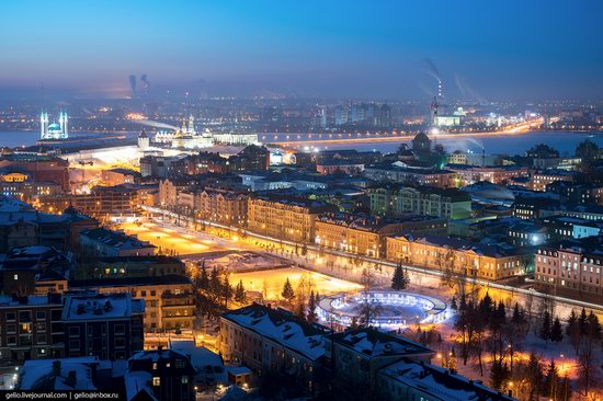 Winter in Kazan, Russia - the view from above, photo 13