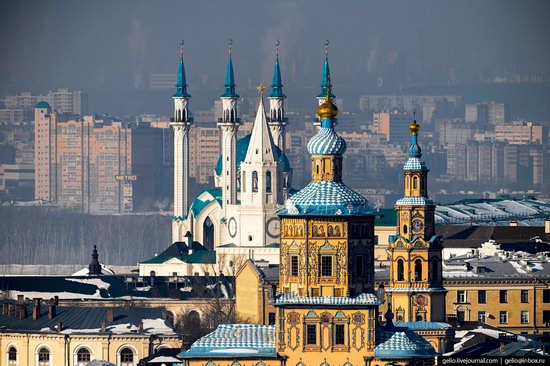 Winter in Kazan, Russia - the view from above, photo 22