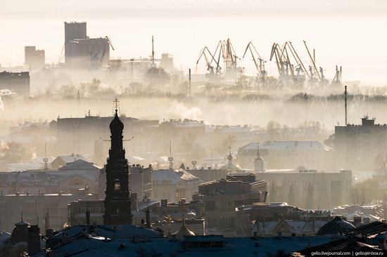 Winter in Kazan, Russia - the view from above, photo 24